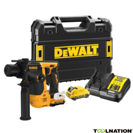 Dewalt DCH072L2-QW Akku-Bohrhammer SDS Plus XR 12V 3,0Ah Li-Ion im TSTAK Koffer - 1