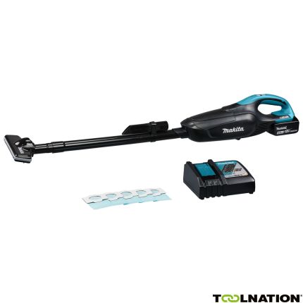 Makita DCL182RTB Akkustaubsauger schwarz 18V 5.0Ah Li-Ion - 1