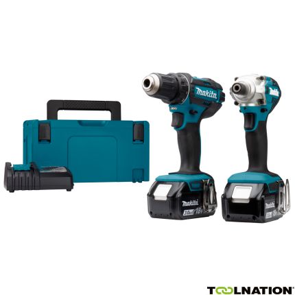 Makita DLX2339J - DDF482 Accuboor + DTD156 Slagschroever 18V 3,0 AH Li-ion - 1