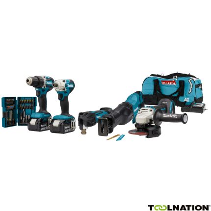 Makita DLX5068TX1 Combiset 18V 2 x 5,0Ah - 1