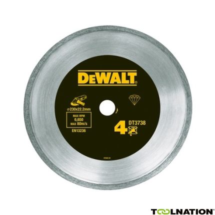 DeWalt DT3736-XJ Diamantzaagblad 125 x 22.2mm Droog Gesinteerd voor tegels - 1