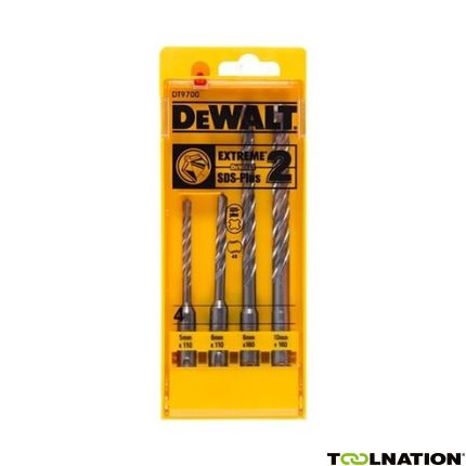 DeWalt DT9700-QZ Hamerboor Extreem SDS-Plus2 4-delige set. 5,6,8,10mm - 1