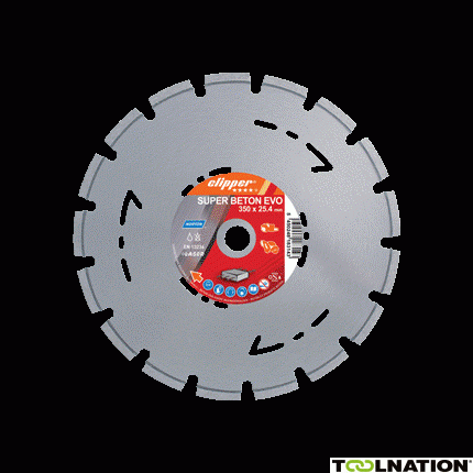 Clipper 70184611982 Super Beton EVO Diamant zaagblad 600 x 25,4 mm - 1