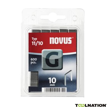 Novus 042-0386 G 11/10 nieten 10 mm 600 Stuks - 1