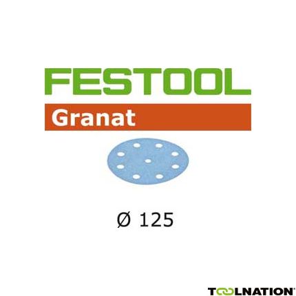 Festool 497177 Schuurschijven Granat STF D125/90 P400 GR/100 - 1