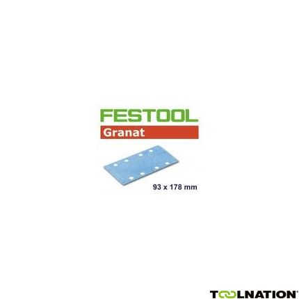 Festool 498939 Schuurstroken Granat STF 93x178/8 P220 GR/100 - 1