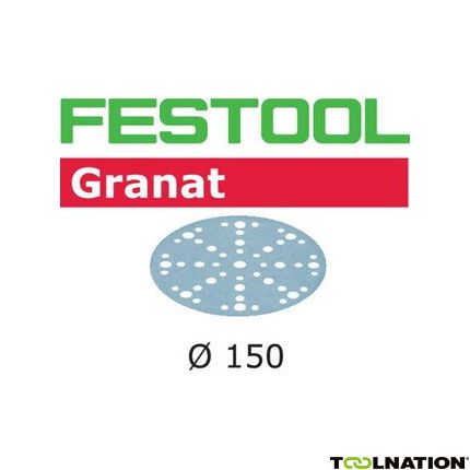 Festool 575172 Schuurschijven Granat STF D150/48 P400 GR/100 - 1