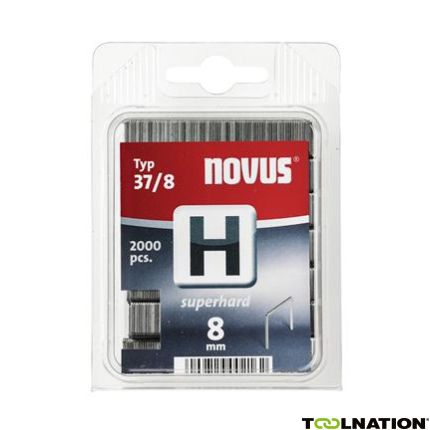 Novus 042-0370 H 37/8 nieten 8 mm 2000 Stuks - 1