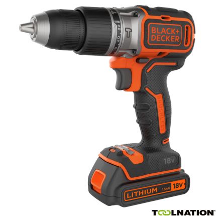 Black & Decker BL188DM2K-QW Akku-Schlagbohrmaschine 18 Volt 2,0/4,0 Ah Li-Ion - 1