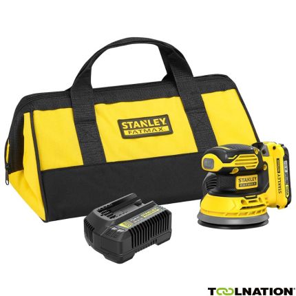 Stanley SFMCW220D1S FATMAX® V20 Akku-Exzenterschleifer 125 mm 18V 2.0Ah im Softbag - 1