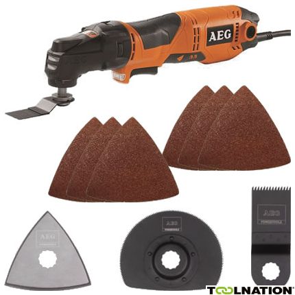 AEG 4935431790 Omni 300 Kit 1 Multitool 300W + Accessoires - 1