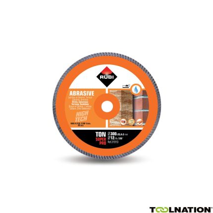 Rubi 31906 TON-200 Super Pro 200 mm x 25.4 mm Diamantzaag Abrasive - 1