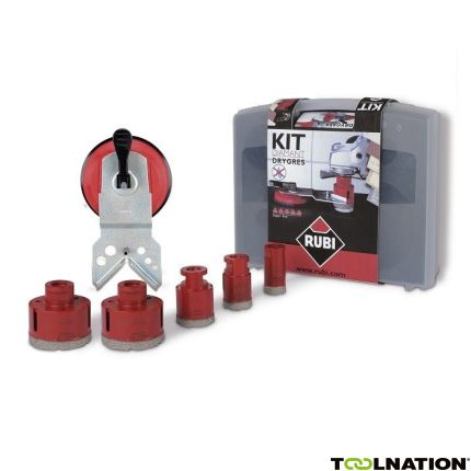 Rubi 50936 Kit DRY GRES Droogboren Set M14 28/35/43/50/68 mm - 1