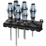 Wera 05032063001 3334/3350/3355/6 Schroevendraaier-set, RVS + houder, 6-delig - 1