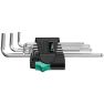 Wera 05073594001 950 PKLS/9 SM SB Stiftsleutelset metrisch, verchroomd, 9-delig - 1