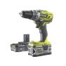 Ryobi 5133003353 R18DD3-252S Accu boormachine 18 Volt 1 x 5.0 Ah li-ion + 1 x 2.0 Ah Li-ion - 1