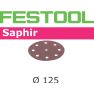 Festool 493126 Schuurschijven Saphir STF D125/90 P50 SA/25 - 1