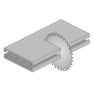 CMT-Sägeblatt für Metall und harte Materialien 136 x 20 x 30T - 1