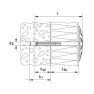 Fischer 80941 Isolatieplug DHK 120 voor zachte isolatie 200 stuks - 6