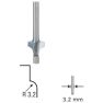 Proxxon 29036 Abrundungsfräser R 3,2 mm - 1