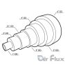 AirFlux 3DU1039 Adapter 25 - 150 mm für AirFlux-Entstauber - 1