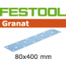 Festool 499631 Schuurstroken GRANAT STF 80x400 P100 GR/50 - 1