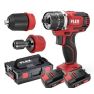 Flex-tools 501484 PD 2G 10.8-EC/2.5 set Accu Klopboormachine 10,8V 2.5Ah in L-Boxx - 1