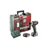 Metabo PowerMaxx BS 12 SET Akku-Bohrschrauber 12V 2.0Ah Li-Ion mobile Werkstatt 601036870 - 1