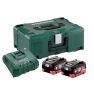 Metabo 685131000 Accu Pakket 2 x 18V LiHD 8.0Ah + 1 x Lader ASC ultra - 1