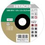 Hitachi Zubehör 782311 A46U-BF41 Trennscheibe für Edelstahl/Metall 115 x 1,6 x 22,23 mm pro 25 Stück - 1