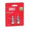 Senco Zubehör 4000100 Stecker uni / Außengewinde NPT 1/4" Blister à 2 Stk. - 1