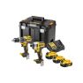 DeWalt DCK266P3T Comboset 18V 3 x 5,0Ah Li-Ion - DCD796 Accuklopboormachine + DCF887 Slagschroever - 1