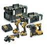 DeWalt DCK422P3 4-delige Combopack XR 18 Volt 3 x 5,0 Ah Li-Ion in Toughsystem + 5 jaar dealer garantie! - 1