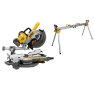 DeWalt DCS727T2SET-QW XR FlexVolt 54 Volt 6.0Ah Li-Ion Kapp- und Gehrungssäge 250 mm DE7023 Stand - 1