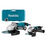 Makita DK0054X1 Haakse slijper combiset met koffer (GA9020R+9558HNRG) + 2 diamantschijven - 1