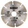 DeWalt DT3721-QZ Gesegmenteerde Diamantzaagblad 180 x 22.2mm voor Droogzagen - 1