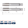 Rotec 3053020 HSS Handgewindeschneidsatz 2 Stück DIN 2181 MF30x2,0 - 1