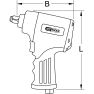 KS Tools 515.1150 1/2" miniMONSTER Xtremelight Hochleistungs-Pneumatik-Schlagschrauber 1.390 Nm - 1