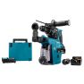 Makita DHR243RTJW Combihamer 18 Volt 5,0 AH Li-ion + DX07 ingebouwde afzuiging met Hepa filter - 1