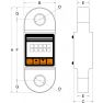 Rema DSD04-05TX/RX Leistungsbremse mit Fernablesung 5000 kg 1512003 - 3