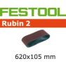 Festool 499154 Schuurband Korrel 150 Rubin 2 10 stuks BS105/620x105-P150 RU/10 - 1